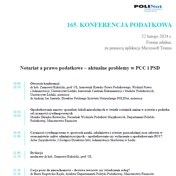 Program Konferencji