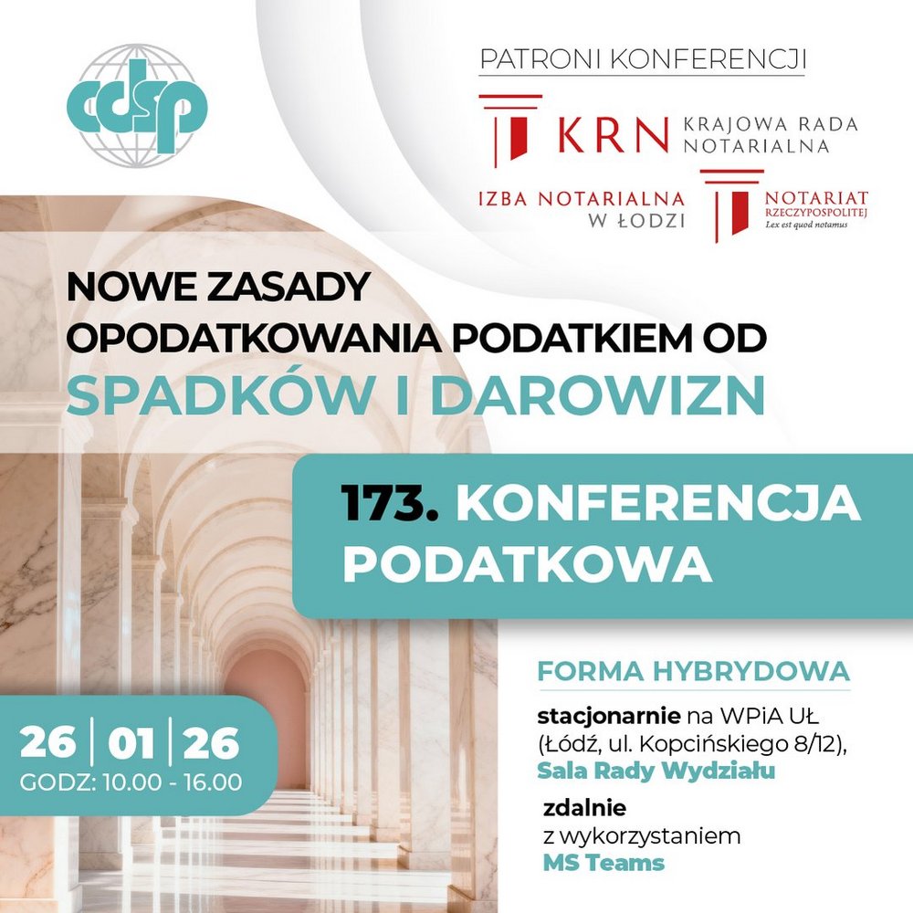 plakat 173 konferencji